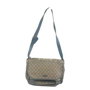 Gucci Tan and Blue Women's Bag